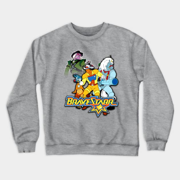 BraveStarr Crewneck Sweatshirt by BigOrangeShirtShop